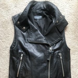 Mackage Leather Kenya Vest